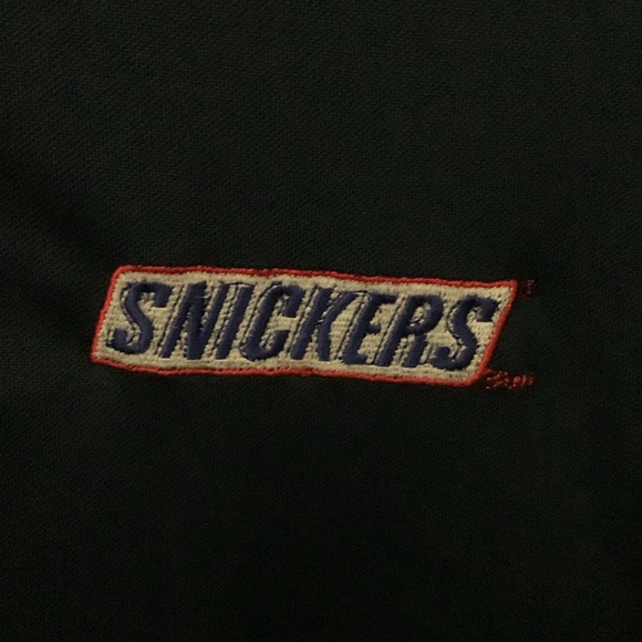 Snickers Long Sleeve Navy Polo Shirt Men’s XL Antigua - Picture 3 of 6